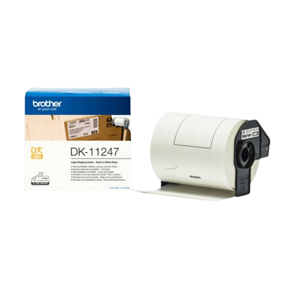 Brother DK11247 103 x 164 mm Hvid original adresseetiket