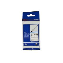 Brother HSE231 11,7 mm x 1,5 m Sort tekst / Hvid tape original (HS-E231)