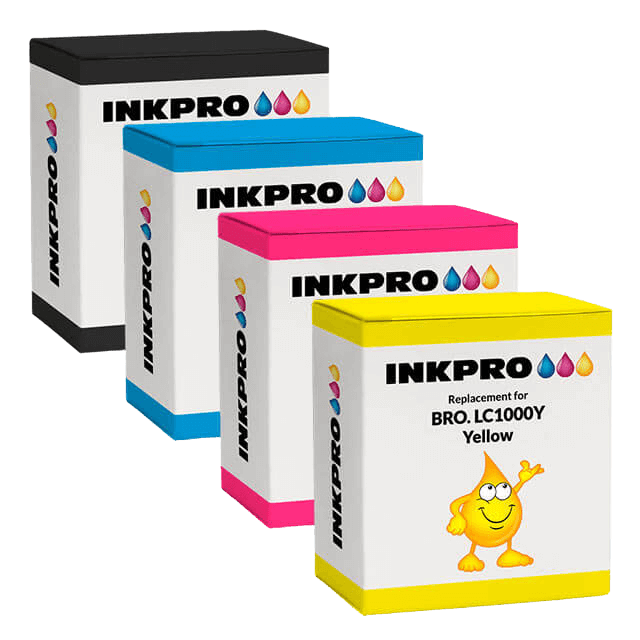 Brother LC1000 CMYK kompatibel rabatpakke 61 ml