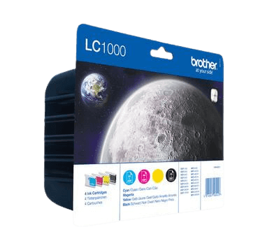 Brother LC1000VALBPDR CMYK original multipack 1700 sider