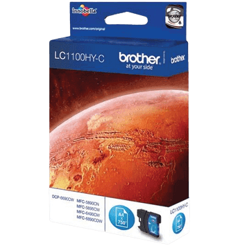 Brother LC1100HYC XL cyan original blækpatron 700 sider (LC-1100HYC)