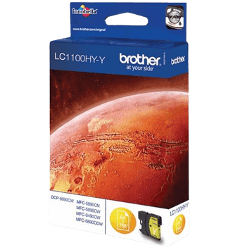 Brother LC1100HYY XL gul original blækpatron 700 sider