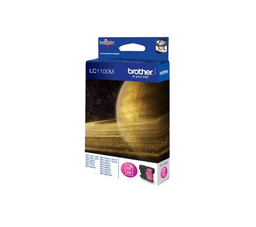Brother LC1100M magenta original blækpatron 6 ml. (LC-1100M)