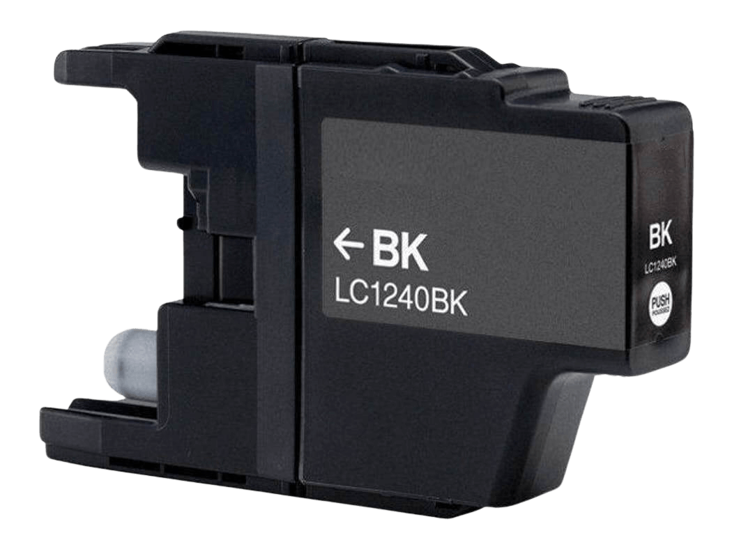 Brother LC1240BK XL sort kompatibel blækpatron 26 ml. (LC-1240BK)