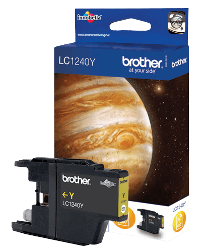 Brother LC1240Y XL gul original blækpatron 600 sider (LC-1240Y)