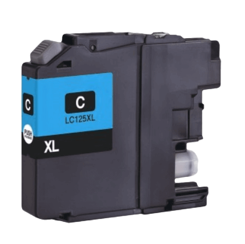 Brother LC125C XL cyan kompatibel blækpatron 22 ml. (LC-125C)