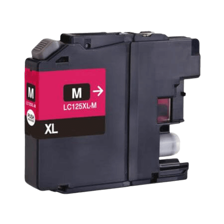Brother LC125M XL magenta kompatibel blækpatron 22 ml. (LC-125M)