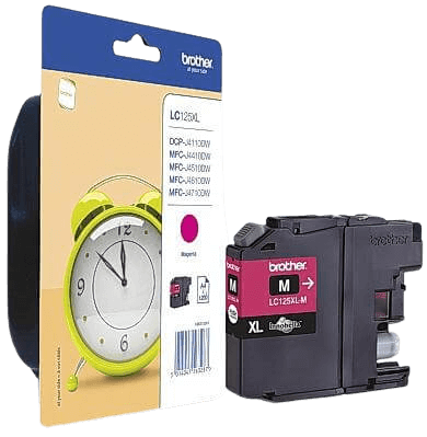 Brother LC125M XL magenta original blækpatron 1200 sider (LC-125M)