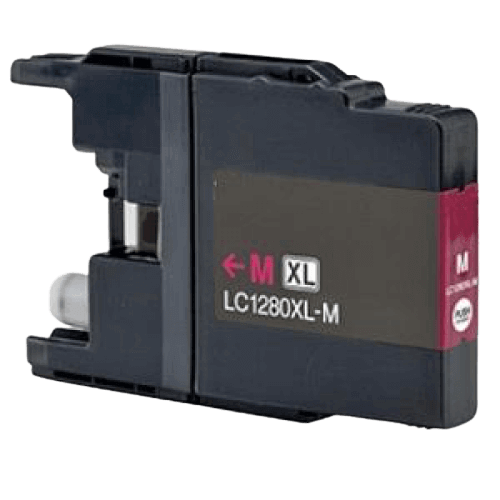 Brother LC1280M XXL magenta kompatibel blækpatron 20 ml. (LC-1280M)