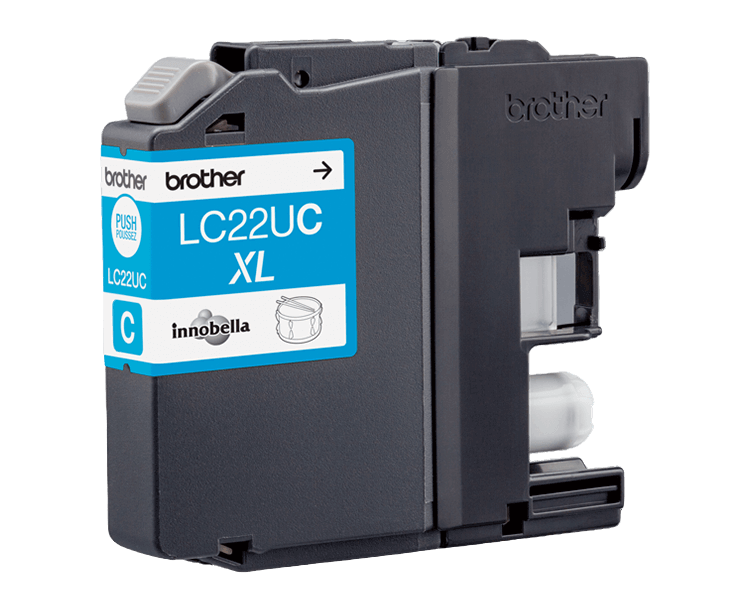 Brother LC22UC cyan original blækpatron 1200 sider