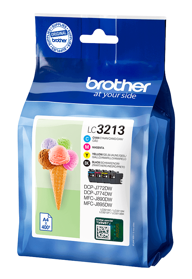 Brother LC3213VALDR CMYK original multipack 1600 sider