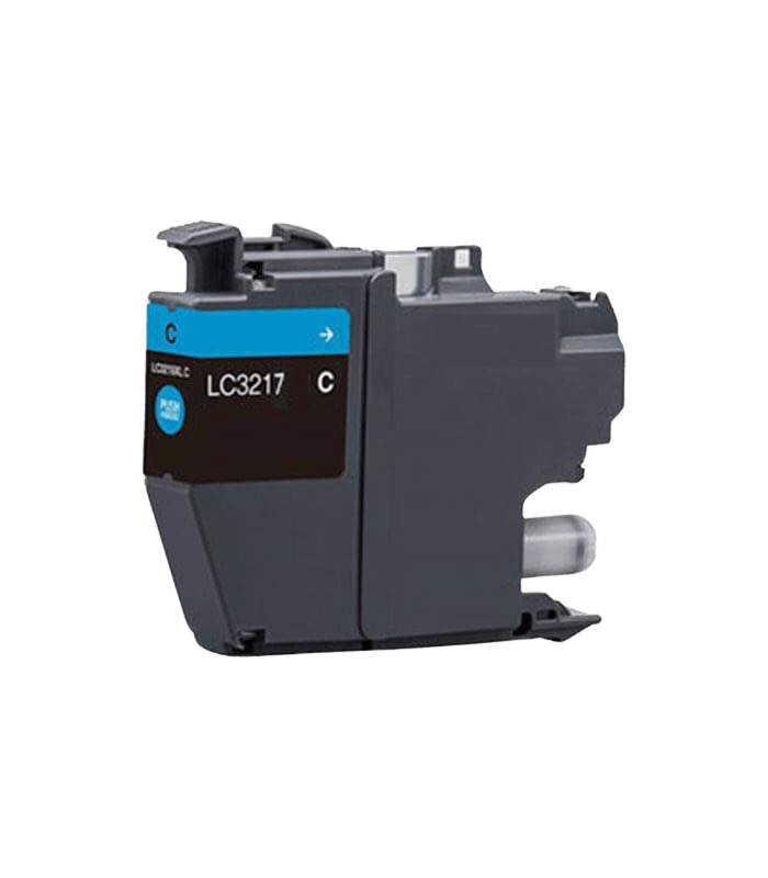 Brother LC3217C cyan kompatibel blækpatron 550 sider
