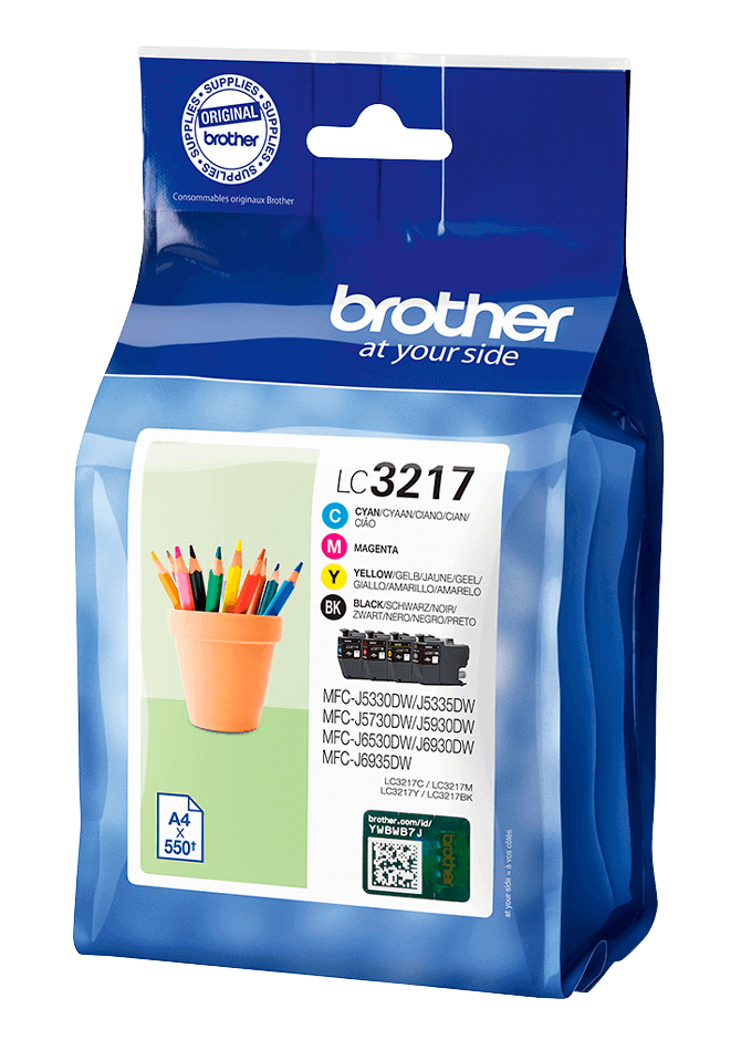 Brother LC-3217VALDR CMYK original multipack 2200 sider