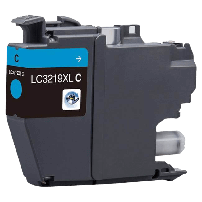 Brother LC3219XLC cyan kompatibel blækpatron 1500 sider