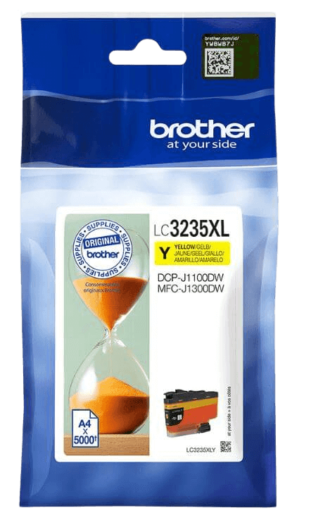 Brother LC3235XLY gul original blækpatron 5000 sider (LC-3235XLY)