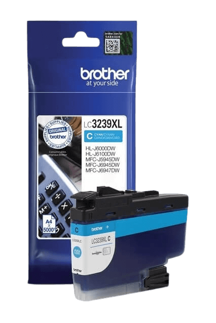 Brother LC3239XLC cyan original blækpatron 5000 sider