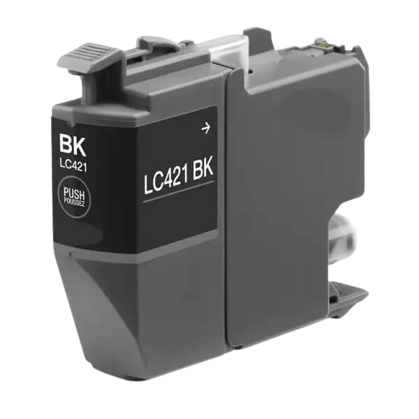 Brother LC421BK sort kompatibel blækpatron 200 sider