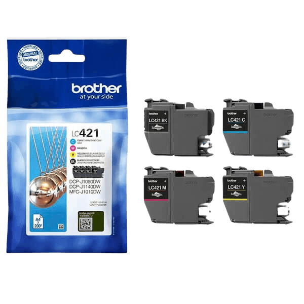 Brother LC421VALDR CMYK original multipack 800 sider