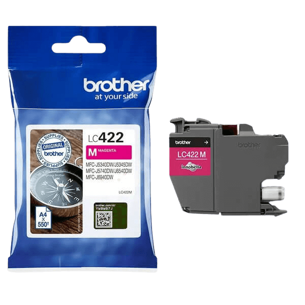 Brother LC422M magenta original blækpatron 550 sider