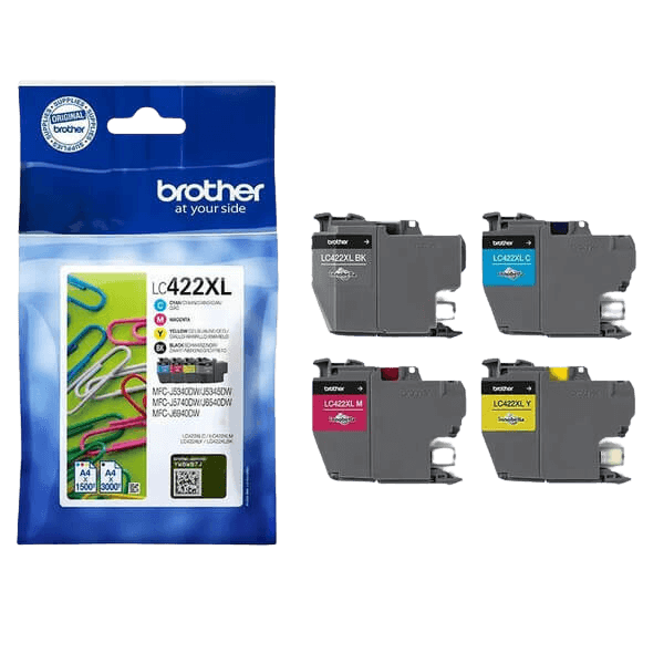 Brother LC422XLVALDR CMYK original multipack 7500 sider