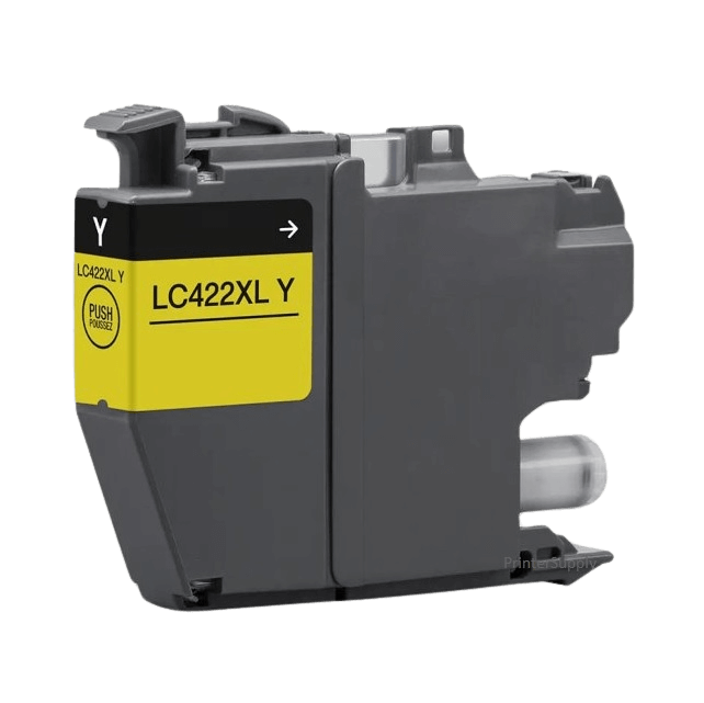 Brother LC422XLY gul kompatibel blækpatron 1500 sider