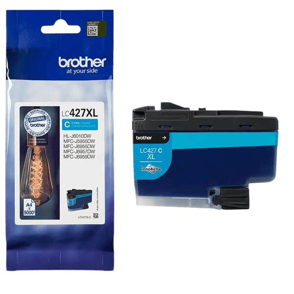 Brother LC427XLC cyan original blækpatron 5000 sider