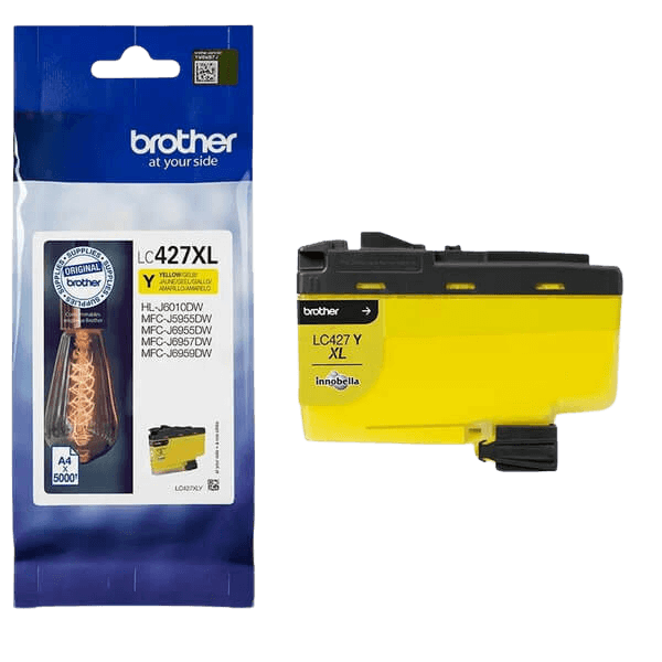 Brother LC427XLY gul original blækpatron 5.000 sider