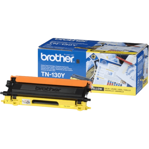 Brother TN130Y gul original toner 1500 sider (TN-130Y)