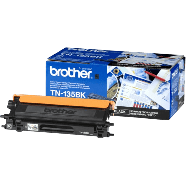 Brother TN135BK XL sort original toner 5000 sider (TN-135BK)