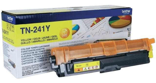 Brother TN241Y gul original toner 1400 sider (TN-241Y)