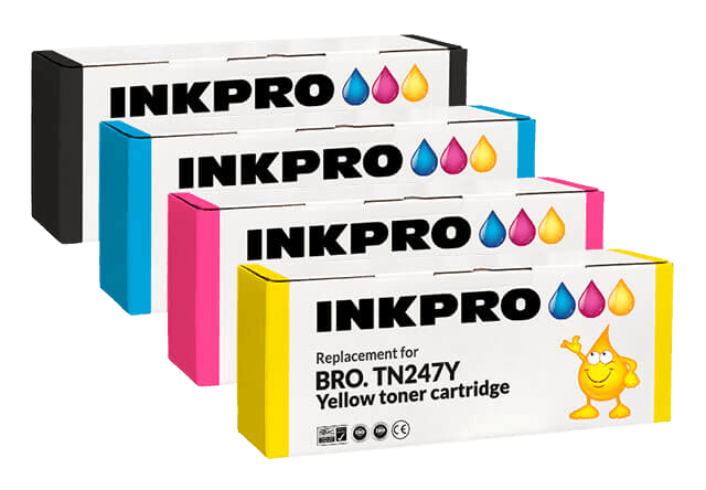 Brother TN247 XL CMYK kompatibel toner 9900 sider
