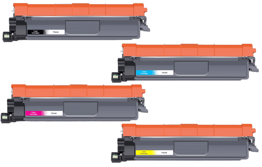 Brother TN248 CMYK kompatibel toner 4.000 sider