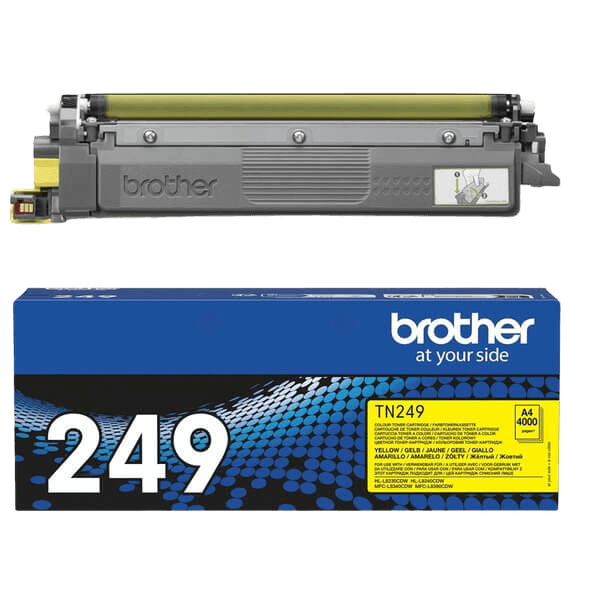 Brother TN249Y XXL gul original toner 4.000 sider