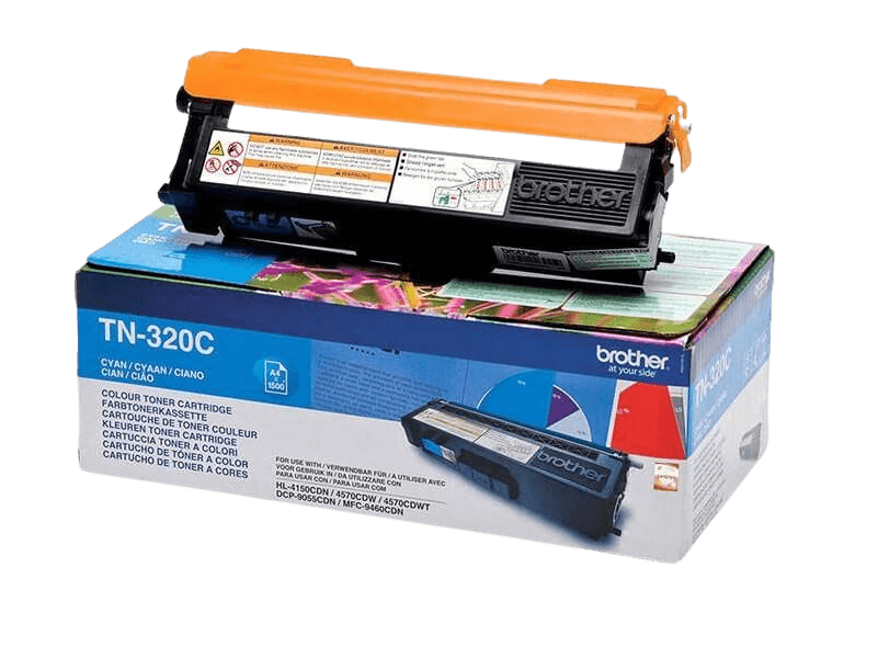 Brother TN320C cyan original toner 1500 sider (TN-320C)