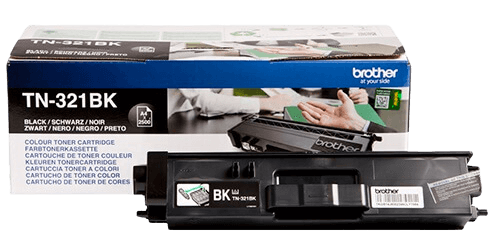 Brother TN321BK sort original toner 2500 sider (TN-321BK)
