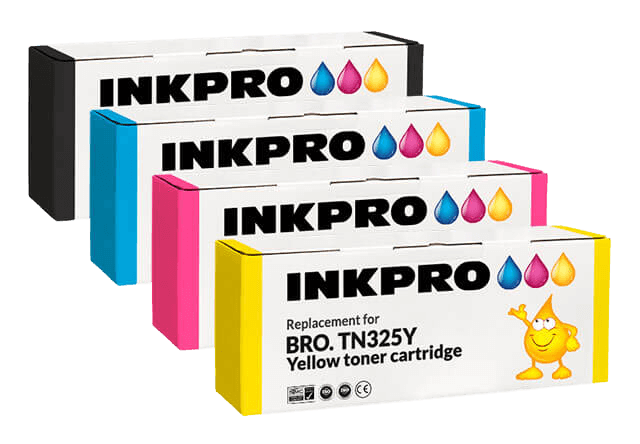 Brother TN325 XL CMYK kompatibel tonerpakke 14500 sider