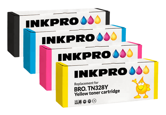 Brother TN328 CMYK kompatibel toner 24.000 sider