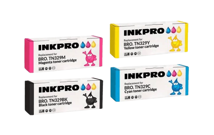 Brother TN329 CMYK kompatibel toner 24.000 sider