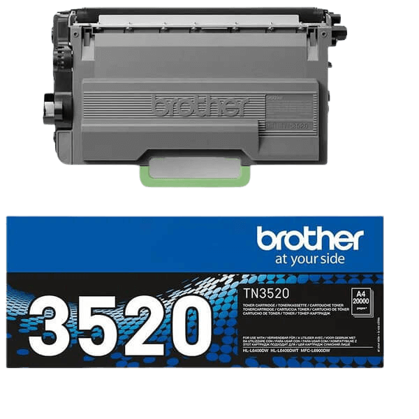 Brother TN3520 XXXL sort original toner 20000 sider