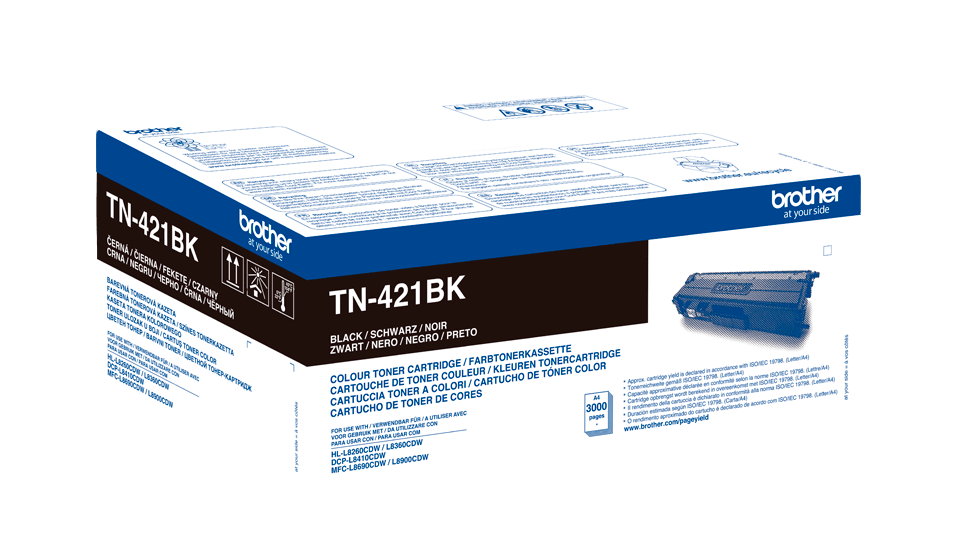Brother TN-421BK sort original toner 3.000 sider
