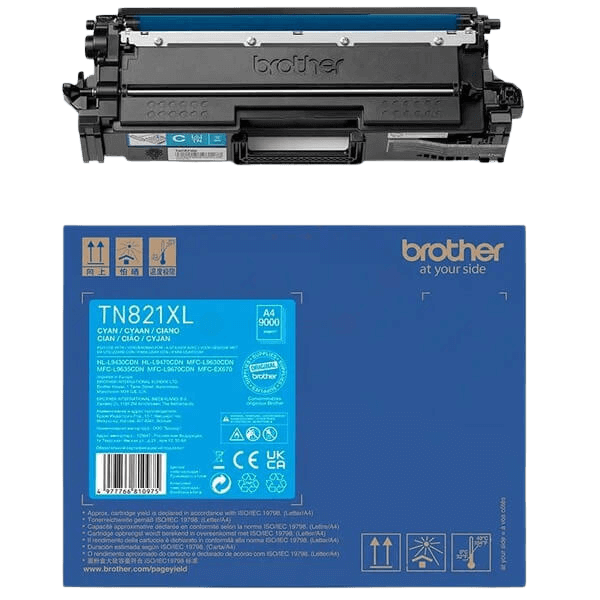 Brother TN821XLC cyan original toner 9000 sider