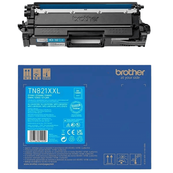Brother TN821XXLC XXL cyan original toner 12000 sider