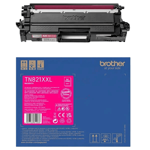 Brother TN821XXLM XXL magenta original toner 12000 sider