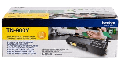 Brother TN900Y gul original toner 6.000 sider
