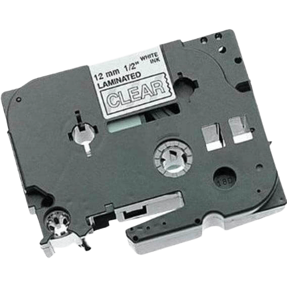 Brother TZe135 hvid/klar kompatibel tape 12 mm x 8 m