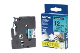 Brother TZe531 12 mm x 8 m Sort Tekst / Blå Tape original (TZ531)