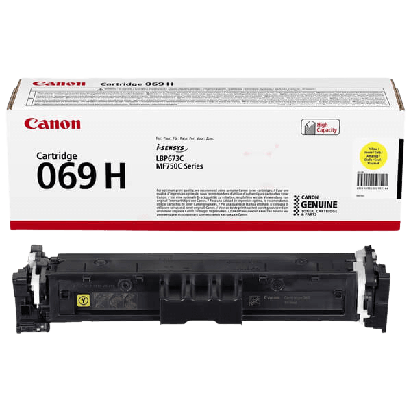 Canon 069H XL gul original toner 5500 sider (5095C002)