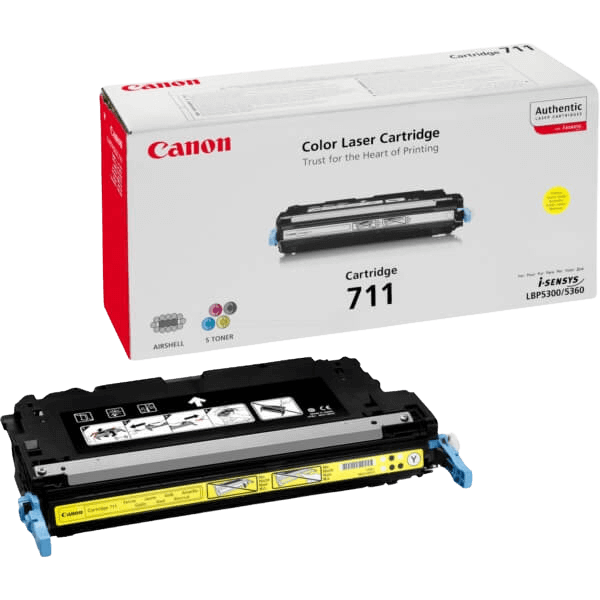 Canon 711Y gul original toner 6000 sider (1657B002)