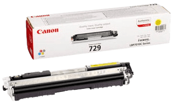 Canon 729Y gul original toner 1000 sider (4367B002)