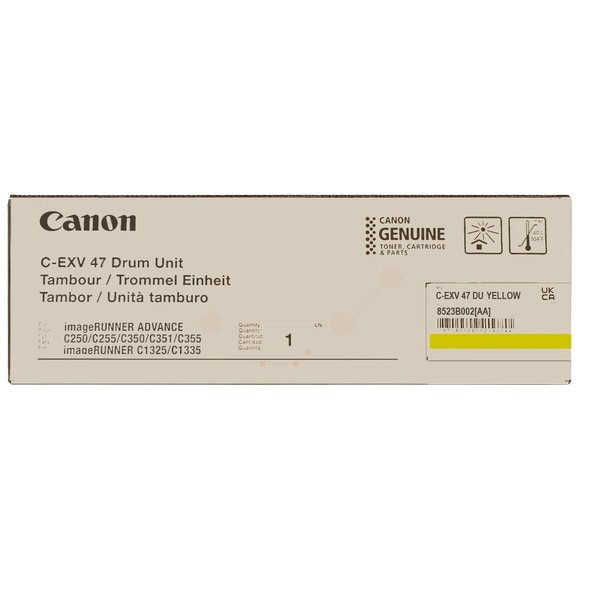 Canon C-EXV47Y gul original drum 33000 sider (8523B002)